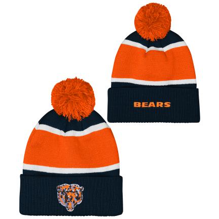 Bears Girls Lets Play Cuffed Knit with Pom