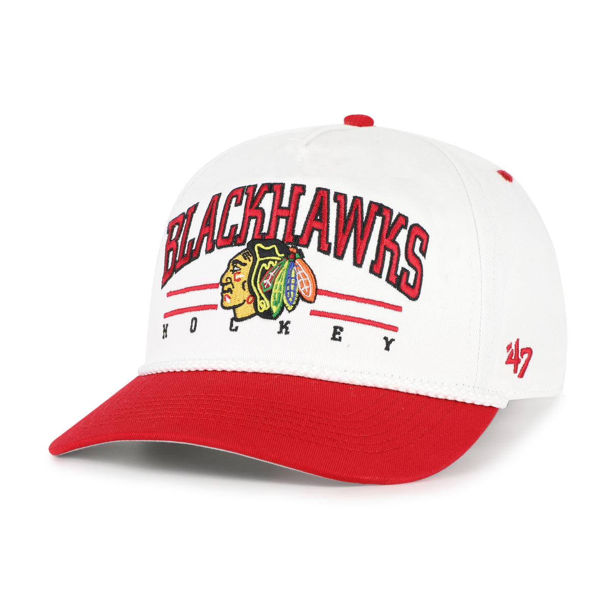 Blackhawks '47 White Roscoe Rope Hitch