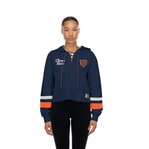 Bears New Era Ladies Throwback Collection Lace Hood
