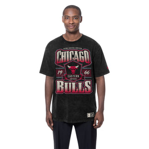 Bulls New Era Throwback Mineral Wash T-shirt