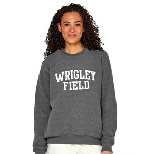 Wrigley Field Soft As A Grape Ladies Popcorn Crew Neck