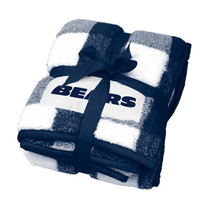 Bears Buffalo Check Frosty Blanket