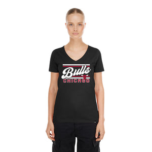 Bulls New Era Ladies Fan Collection Short Sleeve Shirt