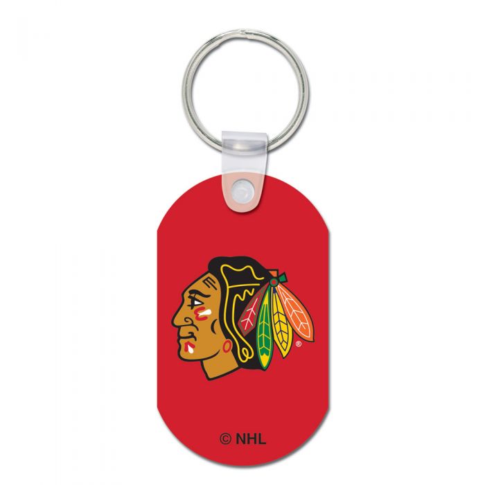 Blackhawks Metal Keychain