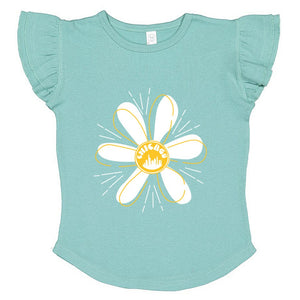 Chicago Soft As A Grape Toddler Flutter Sleeve T-shirt