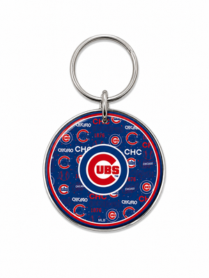 Cubs All Over Acrylic Keyring