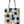 Chicago Patchwork Blue Canvas Tote