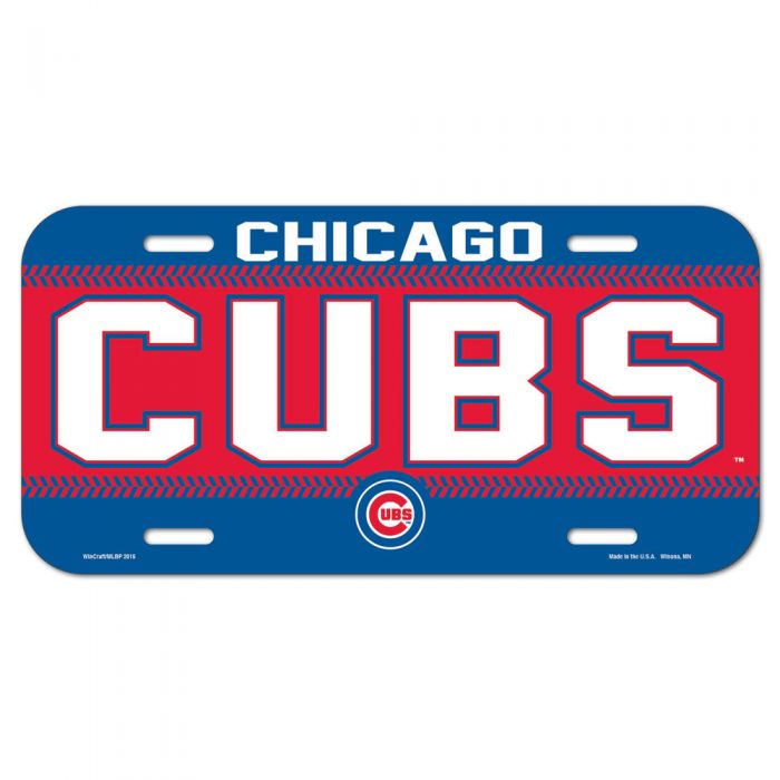 Cubs License Plate