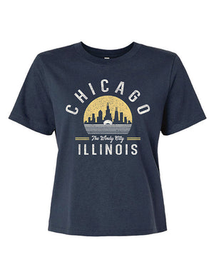 Chicago Ladies Kickback Boxy Shirt