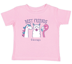Chicago Toddler Bubble Gum T-shirt