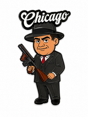 Chicago Al Capone Bobble Magnet