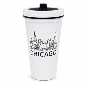 Chicago Tuxedo Sketch Steel Tumbler (D)