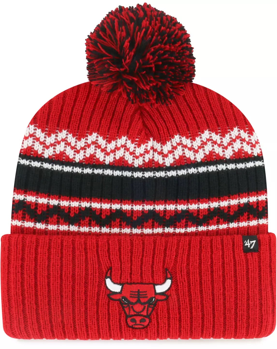 Bulls '47 Kids Polar Vortex Cuff Knit-Red