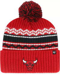 Bulls '47 Kids Polar Vortex Cuff Knit-Red