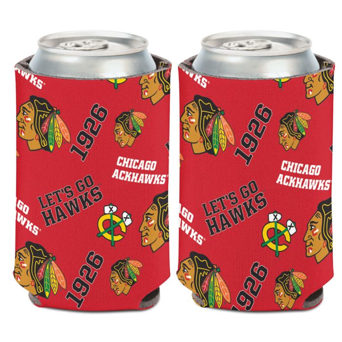 Blackhawks Scatter Coozie