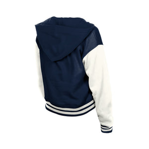 Bears New Era Ladies Throwback Hooded Snapfront Jacket