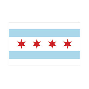 Chicago Flag Decal