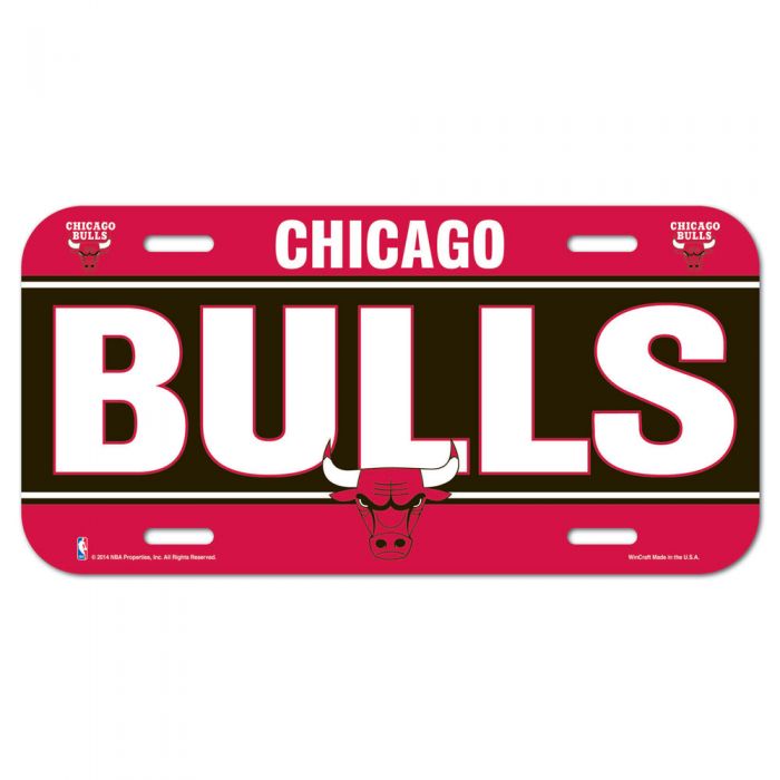 Bulls License Plate