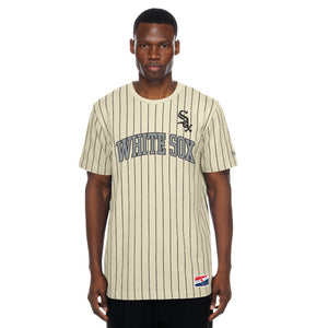 White Sox New Era Dune Dust Stripe T-shirt