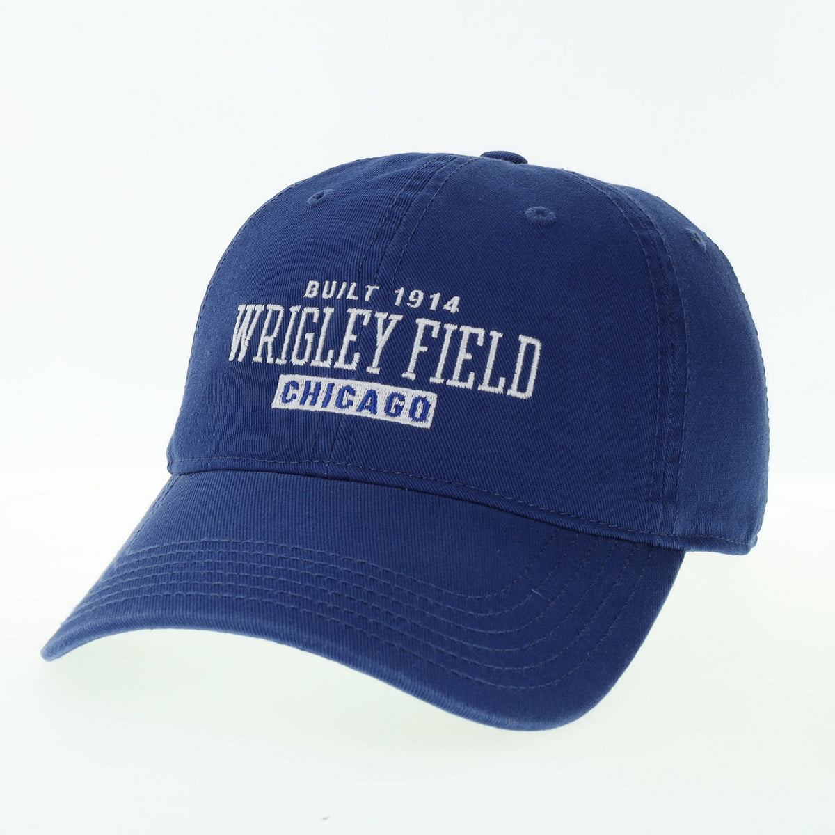 Wrigley Field Stacked Blue Cap