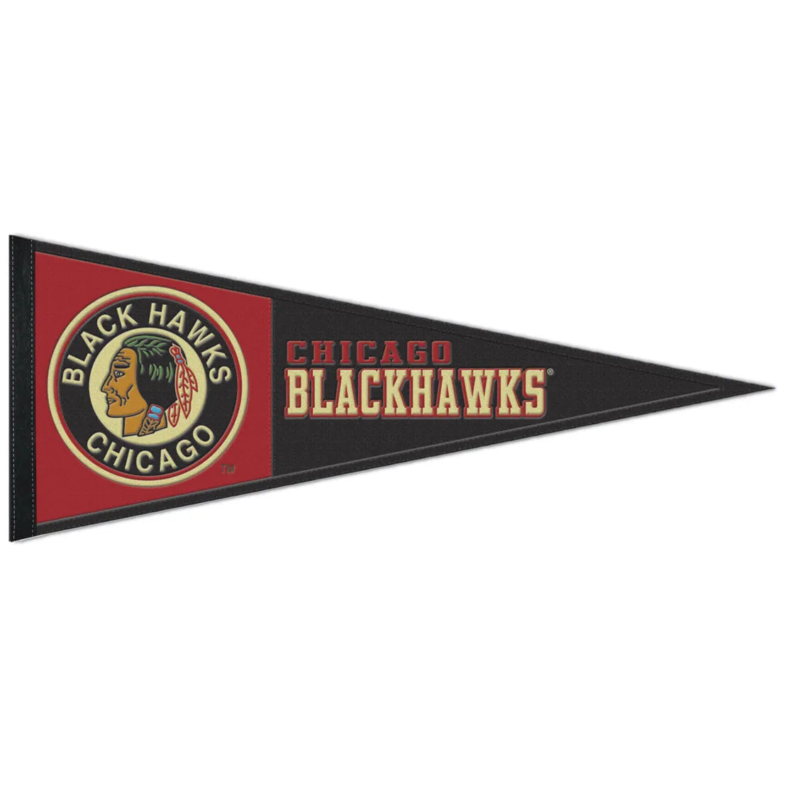 Blackhawks Vintage Wool Pennant