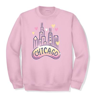 Chicago Youth Sorbet Fleece Crew
