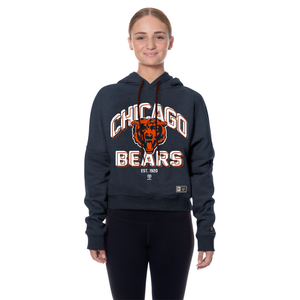 Bears New Era Ladies Throwback Collection Hooded Pullover