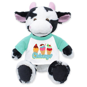 Chicago Ice Cream Cow Plush