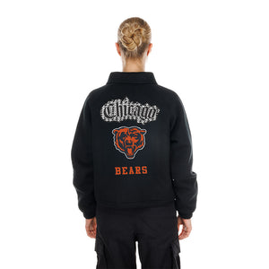 Bears New Era Ladies Fan Collection Varsity Jacket