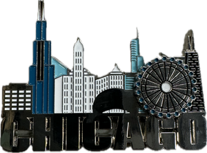 Chicago Spinning Wheel Magnet