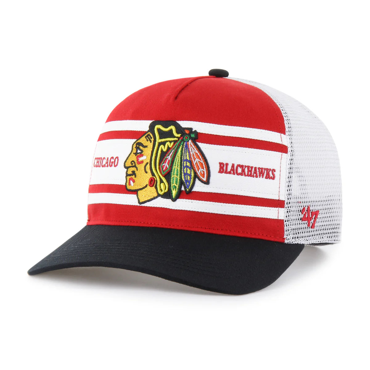 Blackhawks '47 Super Stripe Hitch Hat (D)