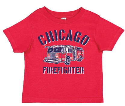 Chicago Toddler Fire Fighter T-Shirt